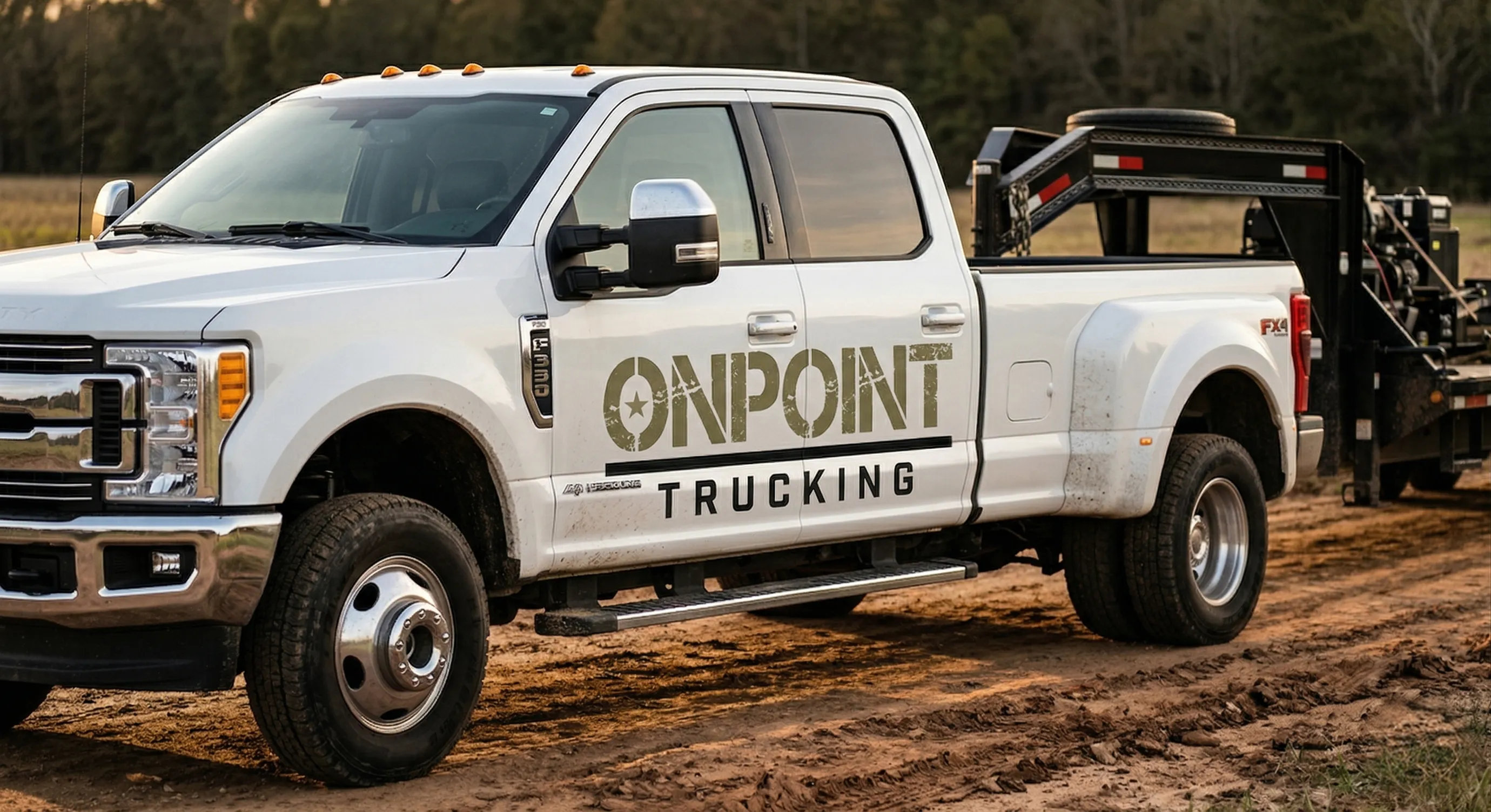 OnPoint hot shot truck on the highway