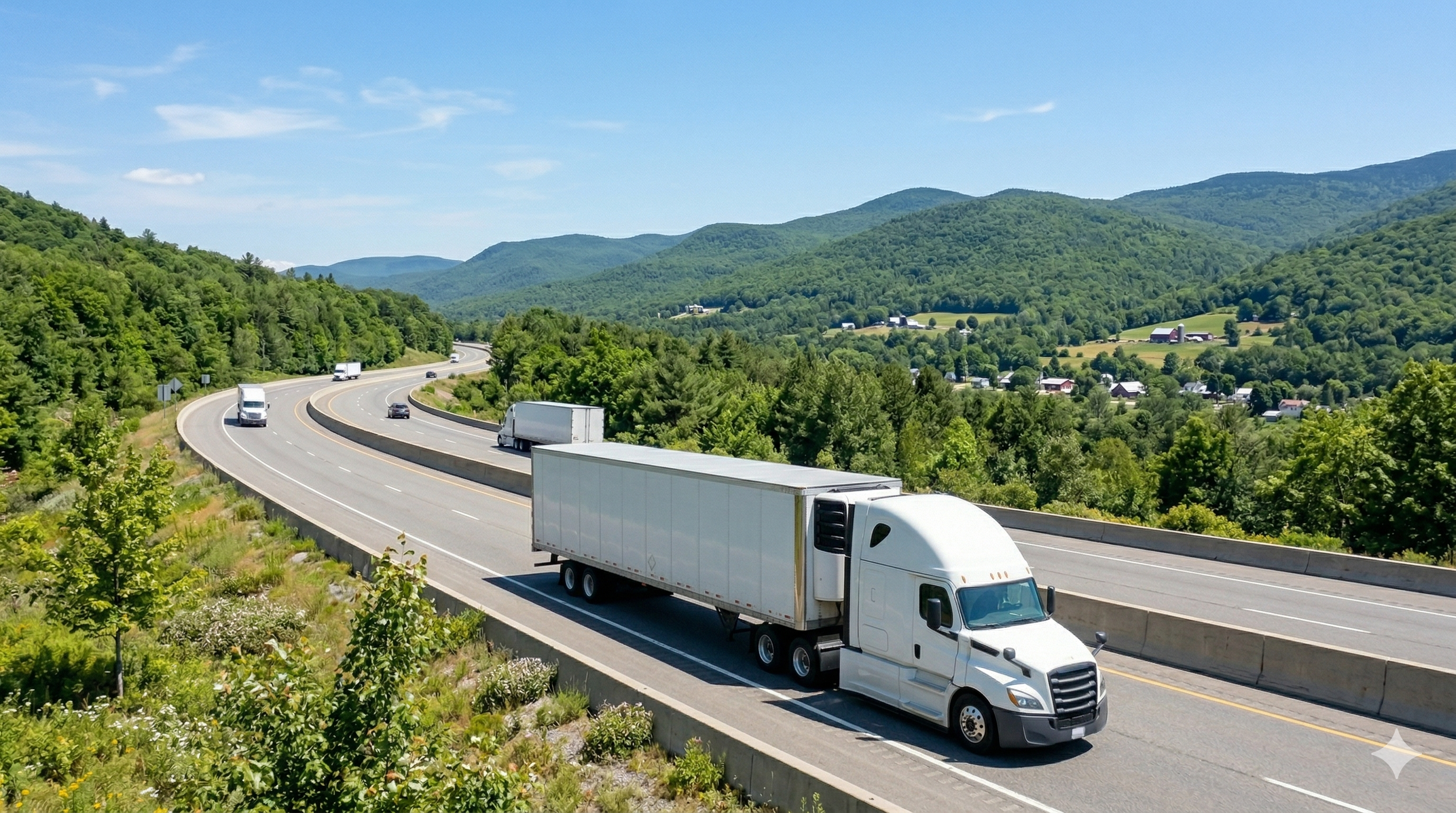 Refrigerated trailer for cold freight