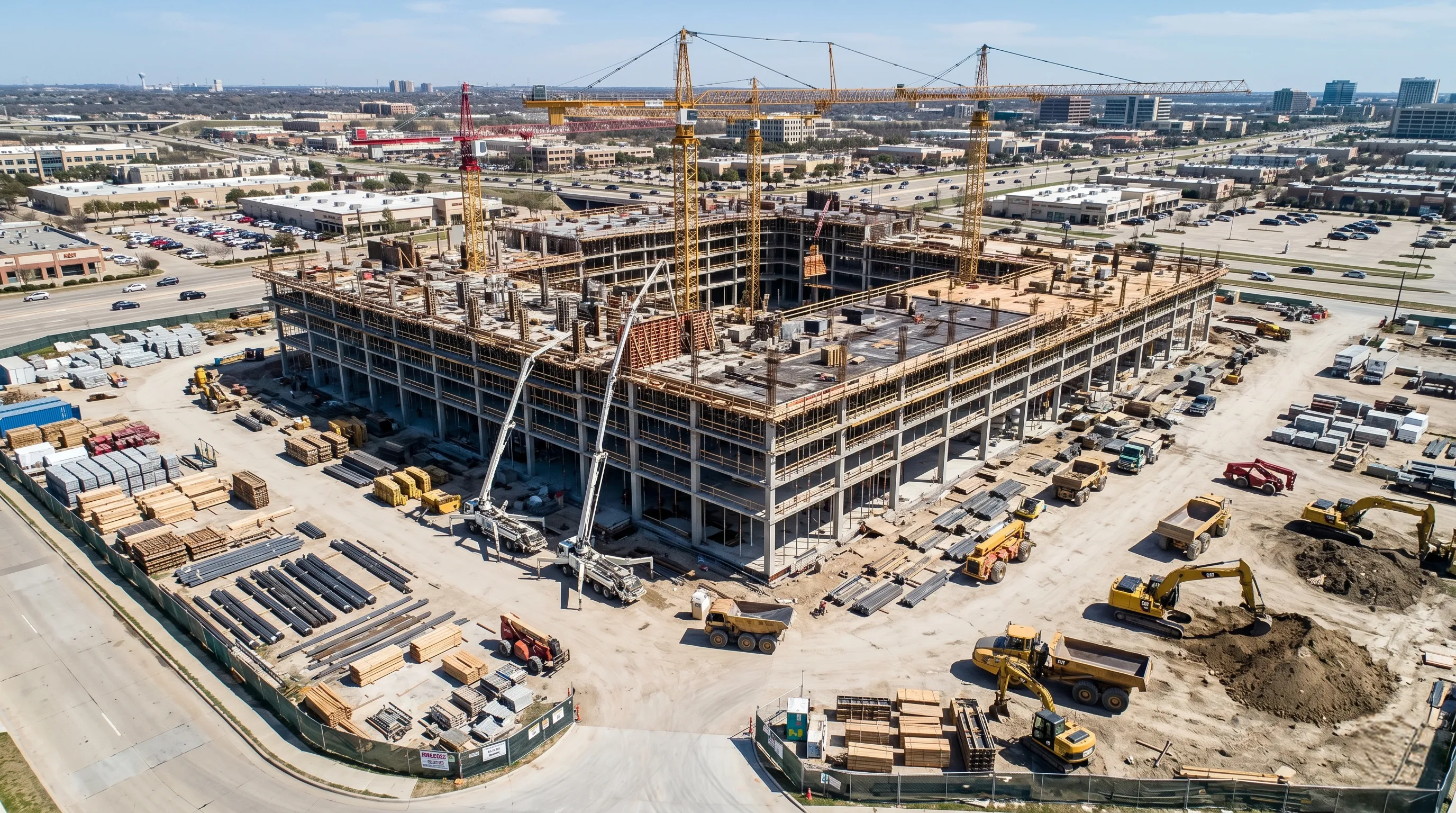 Hot shot trucking for construction — materials and equipment delivered to active jobsites