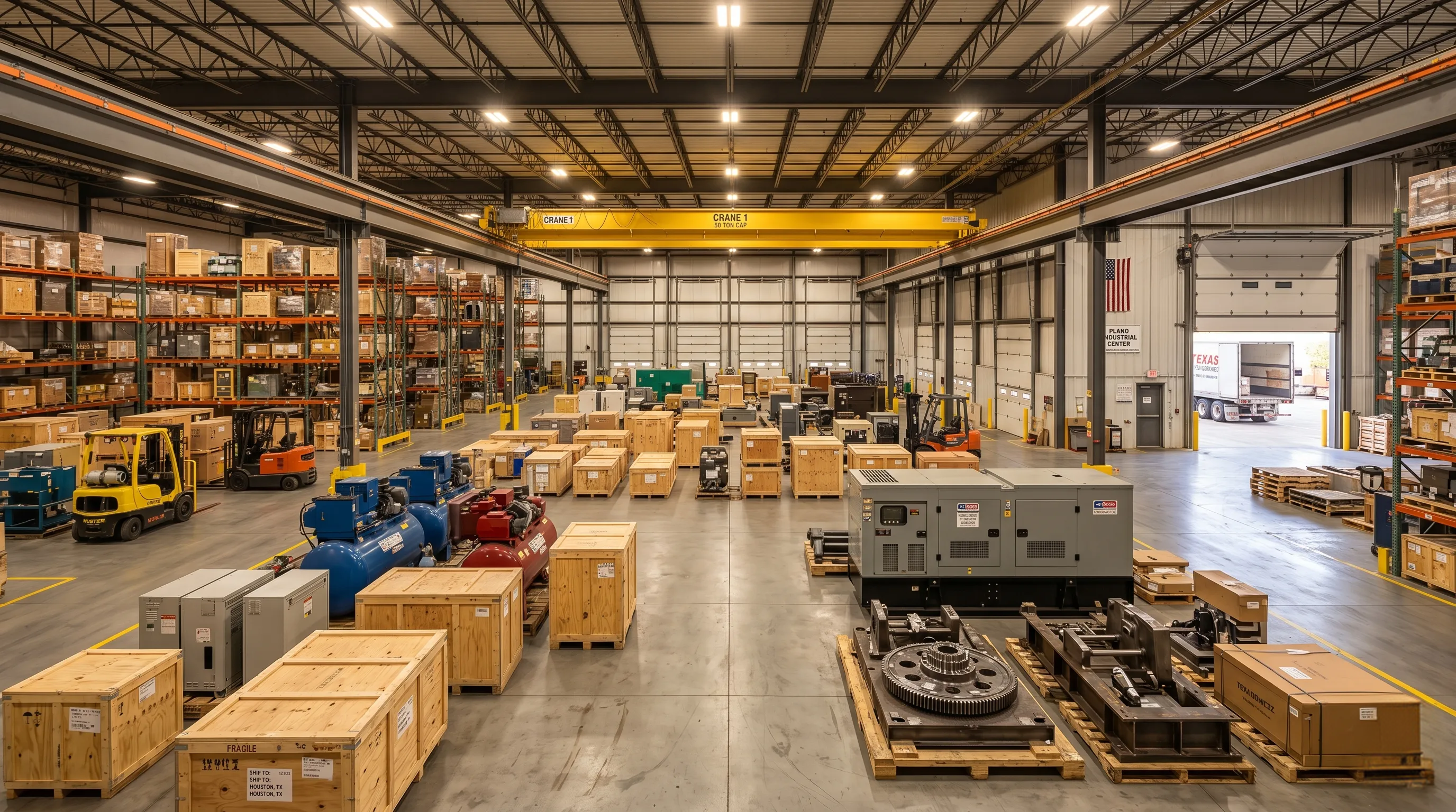 Hot shot trucking for machinery and industrial equipment — parts and assemblies delivered direct